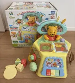 美品】【最終値下げ】3wayへんしん知育ボックス ディズニー プーさん