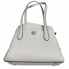 D.KELLY 2wayショルダーバッグ グレージュ 美品 通勤