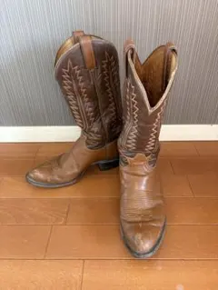 ブラウンレザーウエスタンブーツ