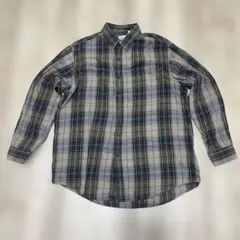 L.L.Bean チェック柄 長袖シャツ ブラウン系