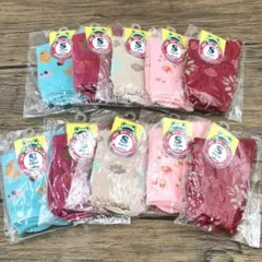 子ども用靴下 のびのびソックス サイズ13～18cm 10足セット　4533