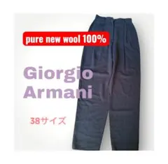 90s希少アーカイブ GIORGIO ARMANI 高級ウールスラックス38 - メルカリ