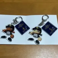 ホークスシークレットアクリルキーホルダー パワプロ 山川選手&ダウンズ選手セット