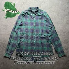 【US古着・即日発送】80s ポロバイラルフローレン　チェック　ブラックウォッチ