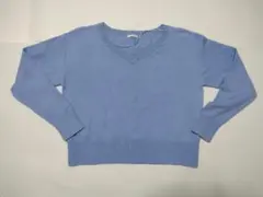 GU Vネックセーター　Sサイズ ブルー
