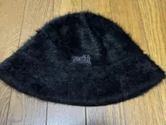 Xgirl ファーバケットハット ブラック