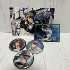 アイナナ　【TRIGGER】十龍之介　缶バッチ3点、クリアカード、ポストカード