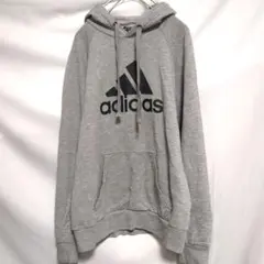 adidas★アディダス Mサイズ パーカー グレー フーディー カジュアル