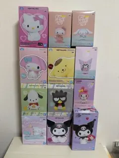 サンリオキャラクターズ　キティ　シナモロール　クロミ　フィギュア　18体セット サンリオキャラクターズ キティ シナモロール クロミ フィギュア 18体