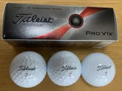 Titleist Pro V1x ゴルフボール 3個入り