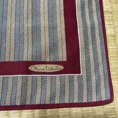 Mario Valentino ストライプ ハンカチ　マリオバレンチノ