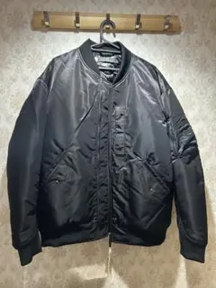 UNIQLO +J ハイブリッドダウンオーバーサイズMA-1 ブラック XL 黒