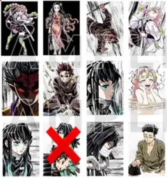 鬼滅の刃　全集中展　幕間画 ポストカードセット　C 抜けあり