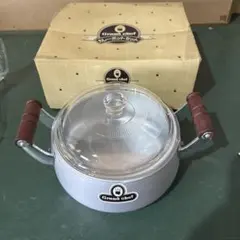 未使用　Grand Chef カレーポット　両手鍋　ガラス蓋付き