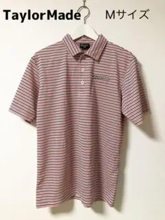 TaylorMade ゴルフ　ポロシャツ ストライプ