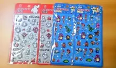 新品ディズニーPUKUPUKUSEAL ディズニーぷくぷくシール4枚セット