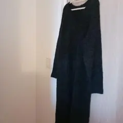 ユニクロ ニットワンピース Mサイズ ダークグレー