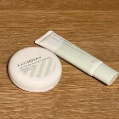 KANSOSAN モイスチャープロテクトパウダー CICA グリーン　下地　乾燥