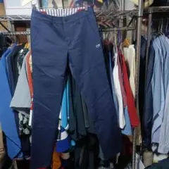 マスターバニーエディション　レディース ゴルフパンツ　ストレッチ　ネイビー　0のサムネイル