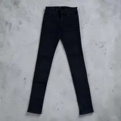 【UNIQLO】ユニクロ ウルトラストレッチスキニー 黒 24(61cm)