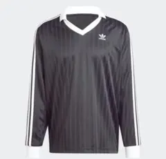 adidas Originals ピケ 長袖シャツ ブラックのサムネイル