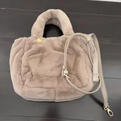 未使用品》green label relaxingフェイクファー2WAYバッグ - メルカリ