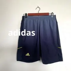 アディダス　adidas ハーフパンツ　メンズ　ネイビー