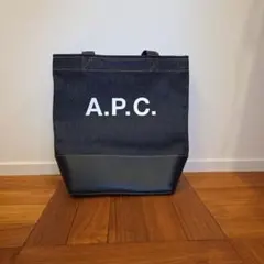 A.P.C. アーペーセー デニム トートバッグ 肩掛けOK ロゴのサムネイル