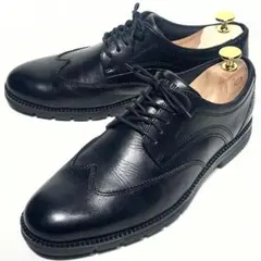 極美品☆コールハーン／フレックスグランド360 ウィングチップ 25.5cm 黒