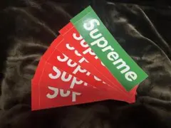 【正規品】supreme ステッカー 緑グリーン　ボックスロゴ　シュプリーム公式