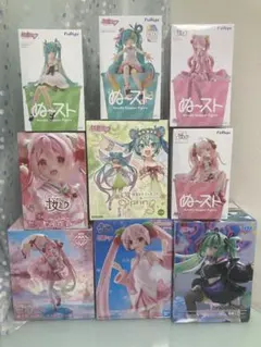 新作含む 初音ミク 桜ミク 萌系 フィギュア 9点 まとめ売り - メルカリ