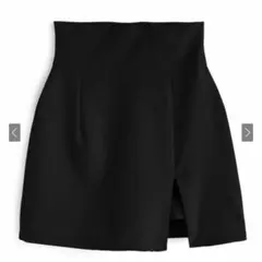 インパン付きハイウエストスリットミニスカート［pm719］