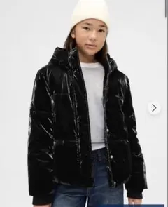GAP パファージャケット キッズ ブラック S
