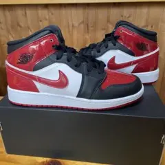 Air Jordan 1 Mid SE(GS) Patent レディ24.5cm