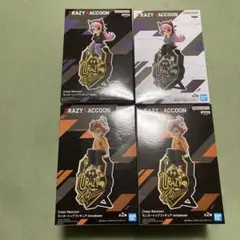 CRAZY RACCOON モニタートップフィギュア 4点セット