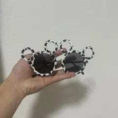 ミッキー型サングラス 白黒