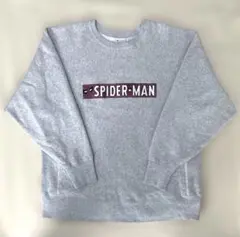 XL/チャンピオン×JS×marvel/別注/スパイダーマン/スウェット/グレー