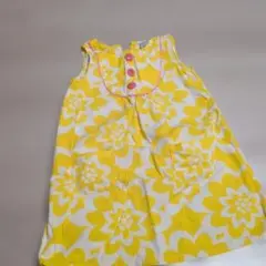 carters 花柄イエロー ワンピース