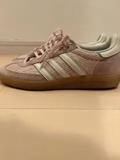 【美品】アディダス ハンドボール スペツィアル W ピンクコーデュロイ