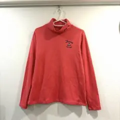 ルコック ゴルフ L ピンク 裏起毛 トップス　冬用