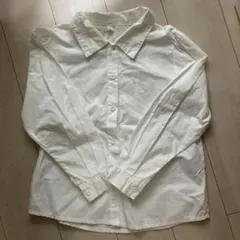 白シャツキッズ150綿100%未使用に近い