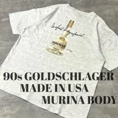 90s ゴールドシュレーガー Tシャツ USA製 MURINA XL