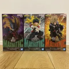 ヒロアカ　緑谷出久　爆豪勝己　黒デク　MAXIMATIC フィギュア