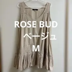 ROSE BUD ノースリーブ チュニック ベージュ Mサイズのサムネイル