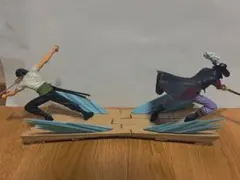 ワンピース【戦光絶景】　ゾロ＆ミホーク　フィギュア
