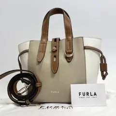 FURLA MARGHERITA MINI TOP HANDLE ベージュ - メルカリ