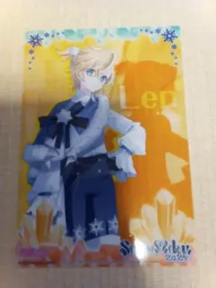 初音ミク 雪ミク2025 クリアビジュアルポスター　鏡音レン