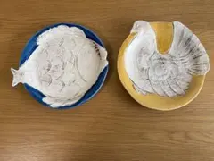 Madu マディ パン皿　とり　さかな　セットのサムネイル