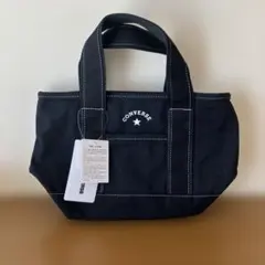 ☆新品タグ付き☆ CONVERSE キャンバスミニトートバッグ ブラック