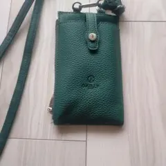 【未使用】グリーン スマホショルダーバッグのサムネイル